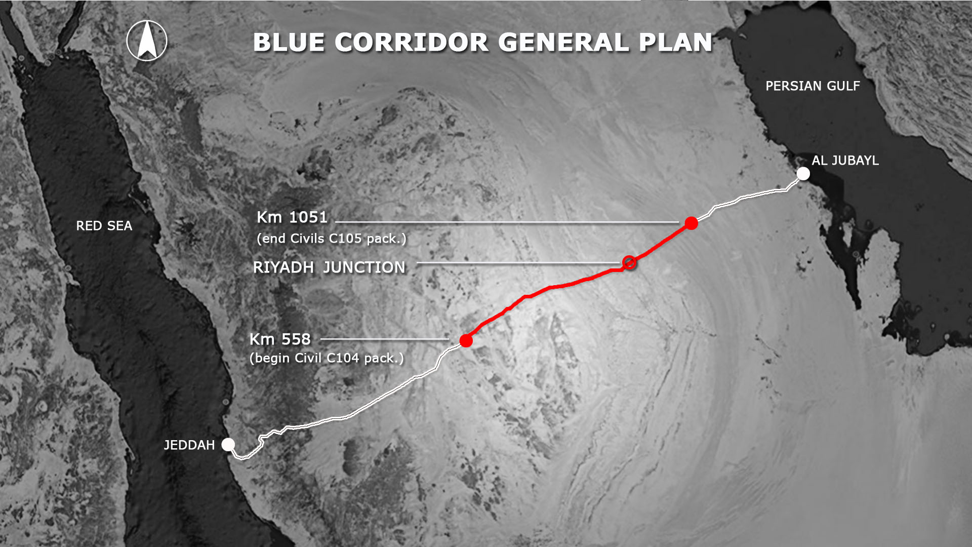 Saudi Landbridge Railway Project – Section 2 between 558 km and 1051 km