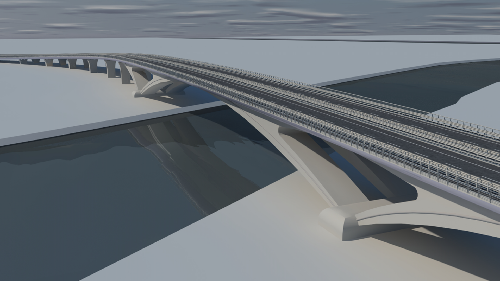 Progetto per “Ponte della Scafa” sul fiume Tevere